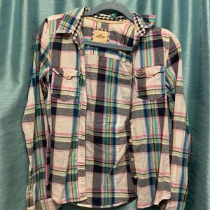 Hollister button down top